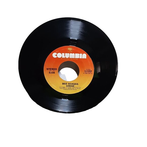 Boz Scaggs Look What You've Done To Me Vinyl 45 Record Columbia 1980 - Picture 3 of 3